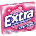 thumbnail image 1 of Extra Classic Bubble Sugarfree Gum 15 sticks (Pack of 16), 1 of 3