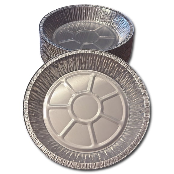 Extra Deep 9" Round Aluminum Foil Pie Pans, 36 Count, 1.5" Deep