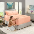 thumbnail image 1 of Nestl Twin Sheets Set, 1800 Series Extra Deep Pocket Twin Sheet Soft Microfiber 4 Piece Twin Bed Sheets, 1 of 9