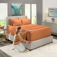 thumbnail image 1 of Nestl Twin XL Sheets Set, 1800 Series Extra Deep Pocket Twin XL Sheet Soft Microfiber 4 Piece Sheet Twin XL, 1 of 9