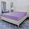 thumbnail image 1 of Extra Deep Pocket Fitted Sheet - Ultra-Soft, Wrinkle-Free Microfiber, Fully Elasticized for Mattresses up to 16 Inches, Machine Washable, King Lilac, 1 of 5