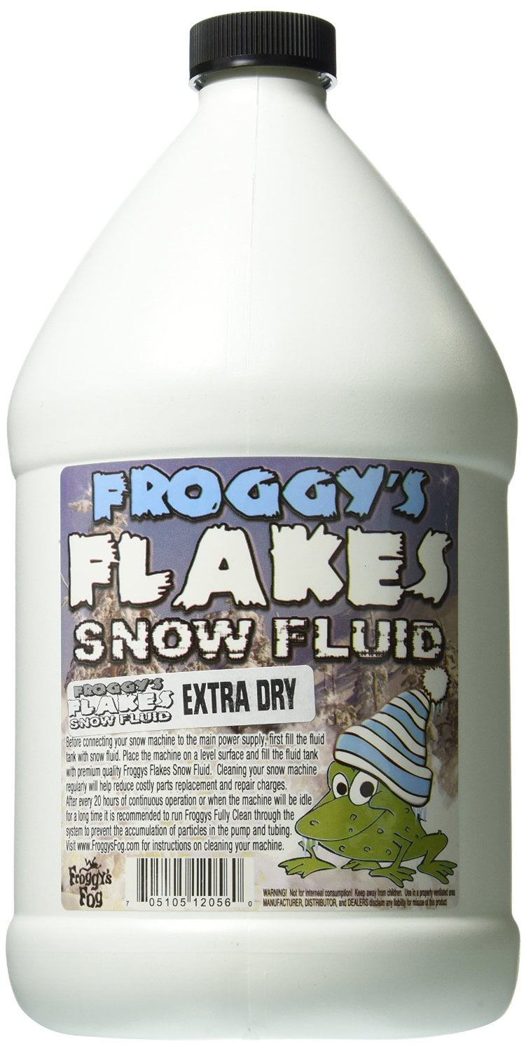 Froggys Fog Extra Dry Snow Machine Juice Ideal for 4002000 Watt