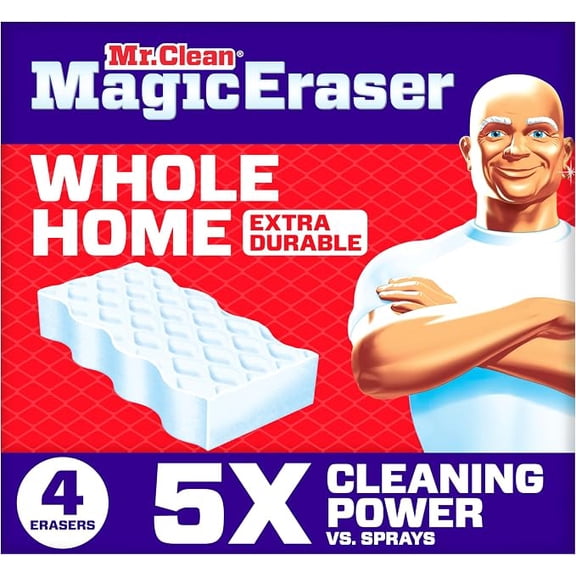 Extra Durable Magic Eraser Cleaning Sponges 4 Count