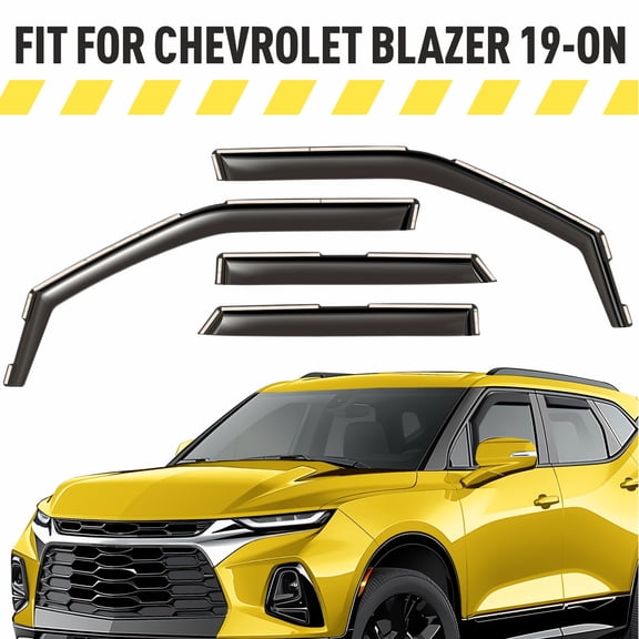 AEROGUYS Extra Durable Window Deflectors in-Channel Window Visors Rain Guards Fit for Chevrolet (Chevy) Blazer 2019-2026, Sun Visors, Wind VentVisors, Exterior Car Accessories - 4 pcs. AG0797