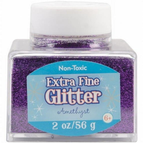Extra Fine Glitter 2 Ounces-Amethyst