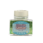 Extra Fine Glitter emerald, 2 oz., stackable jar pack of 4