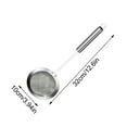 thumbnail image 1 of Extra Fine Mesh Stainless Steel Colander Spoon – Oil Strainer and Skimmer for Kitchen Cooking, Grease and Foam Removal, 1 of 6