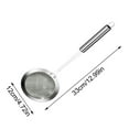 thumbnail image 1 of Extra Fine Mesh Stainless Steel Colander Spoon – Oil Strainer and Skimmer for Kitchen Cooking, Grease and Foam Removal, 1 of 6