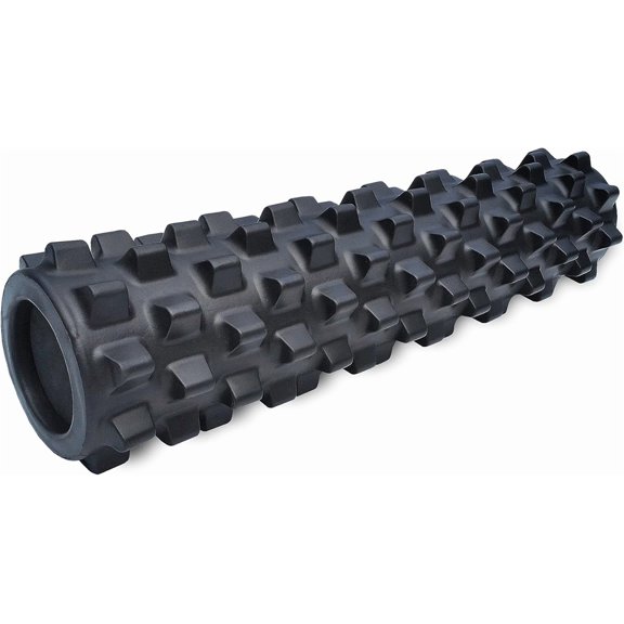 Extra Firm Foam Roller Deep Tissue Massage Roller for Muscle Recovery (22 Inches Midsize)