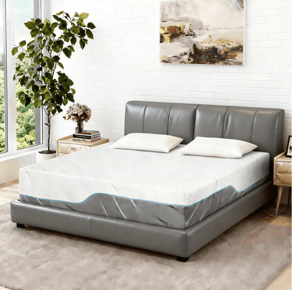 Extra Firm King Memory Foam Mattress, 14 Inch Dual-Sided Flippable Design for Back Pain Relief, CertiPUR-US Certified 80" x76"