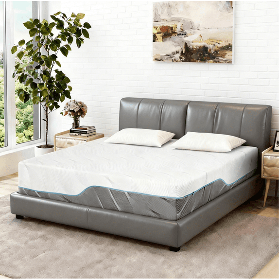 Extra Firm King Memory Foam Mattress, 14 Inch Dual-Sided Flippable Design for Back Pain Relief, CertiPUR-US Certified 80" x76"