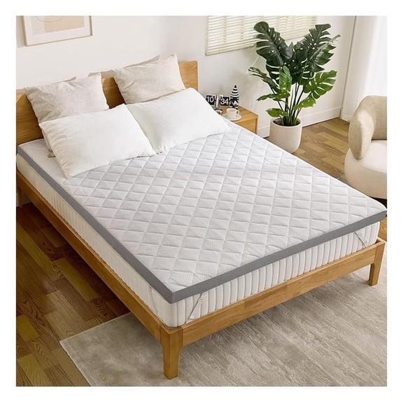 Extra Firm Mattress Topper Full Size 3 Inch, Pain Relieving Foam Bed Topper for Extra Support, High-Density Foam Mattress Pad with Removable Cover, No Smell, Certified,75" x54"