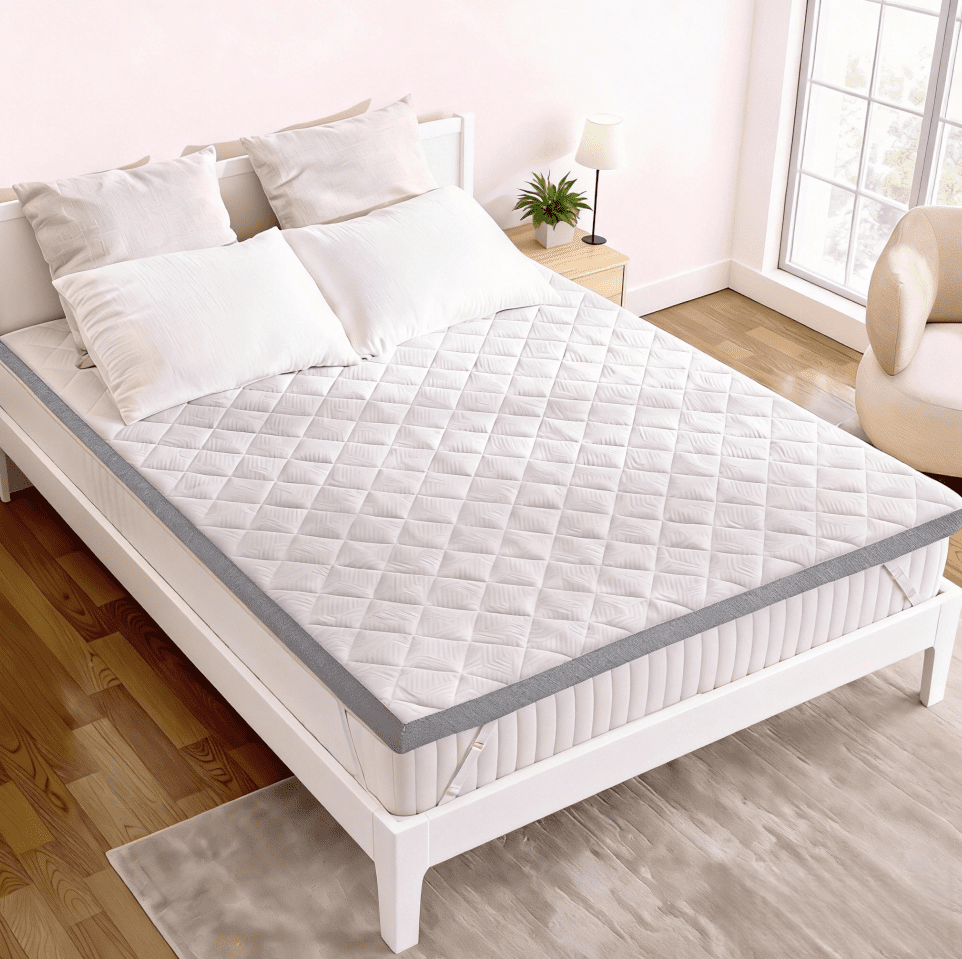 Extra Firm Mattress Topper Queen Size 4 Inch, Pain Relieving Foam Bed ...