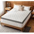 thumbnail image 1 of Extra Firm Queen Mattress Topper, 3 Inch High-Density Foam Bed Topper for Pain Relief & Extra Support, Washable Cover with Anti-Slip Straps, CertiPUR-US Certified, 80"x60", 1 of 7