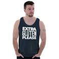 thumbnail image 1 of Extra Gluten Please Foodie Love Carbs Plus Size Graphic Tank Top Brisco Brands 2X, 1 of 5