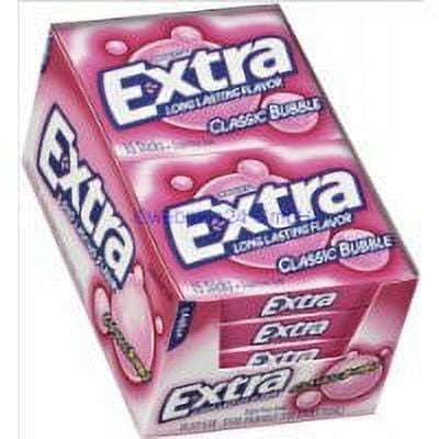 Extra Gum - Classic Bubble - Walmart.com