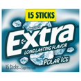 thumbnail image 1 of Extra Gum Polar Ice Sugar Free Chewing Gum, Single Pack, 15 Stick Packaging May Vary - Pack of 2, 1 of 3