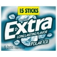 thumbnail image 1 of Extra Gum Polar Ice Sugar Free Chewing Gum, Single Pack, 15 Stick Packaging May Vary - Pack of 3, 1 of 3