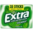 thumbnail image 1 of Extra Spearmint Sugar Free Chewing Gum School Snacks - 35 Stick Mega Pack, 1 of 10