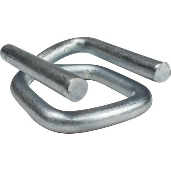 Extra Heavy Duty 1-1/4" Wire Buckles for Cord Polyester Strapping - Box of 250 - P114WB3-GA/PH