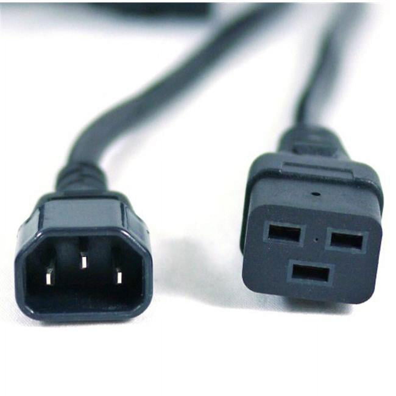 Extra Heavy Duty 14 AWG Power Cord IEC320 C14 Male To IEC320 C19 Female