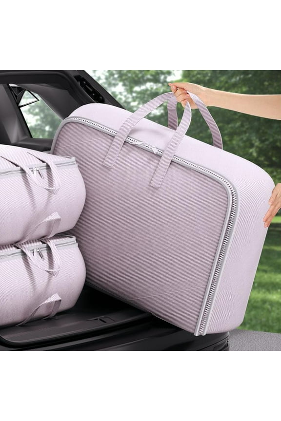 Extra Heavy Duty Large Moving Bags with Strong Zipper & Comfortable Handles, Sturdy & Durable Clothes Storage Bags Totes Bins, Packing Moving Boxes