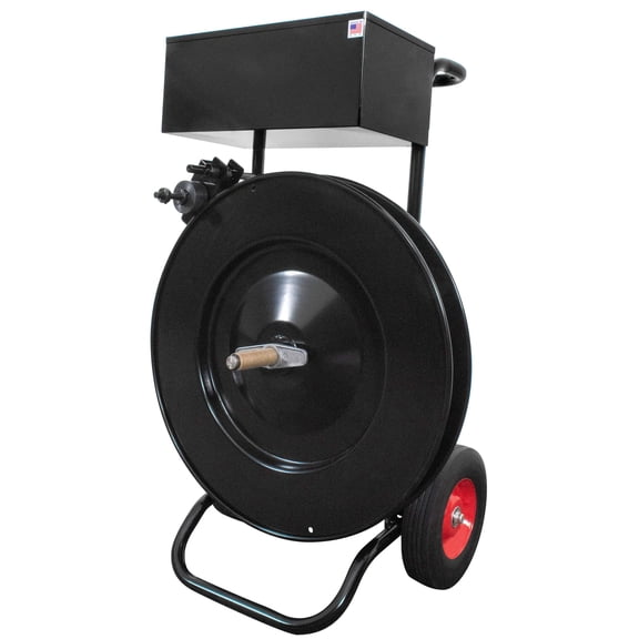 Extra Heavy Duty Strapping Dispenser - Poly Steel Strapping Cart - EP-3200 - Made in USA