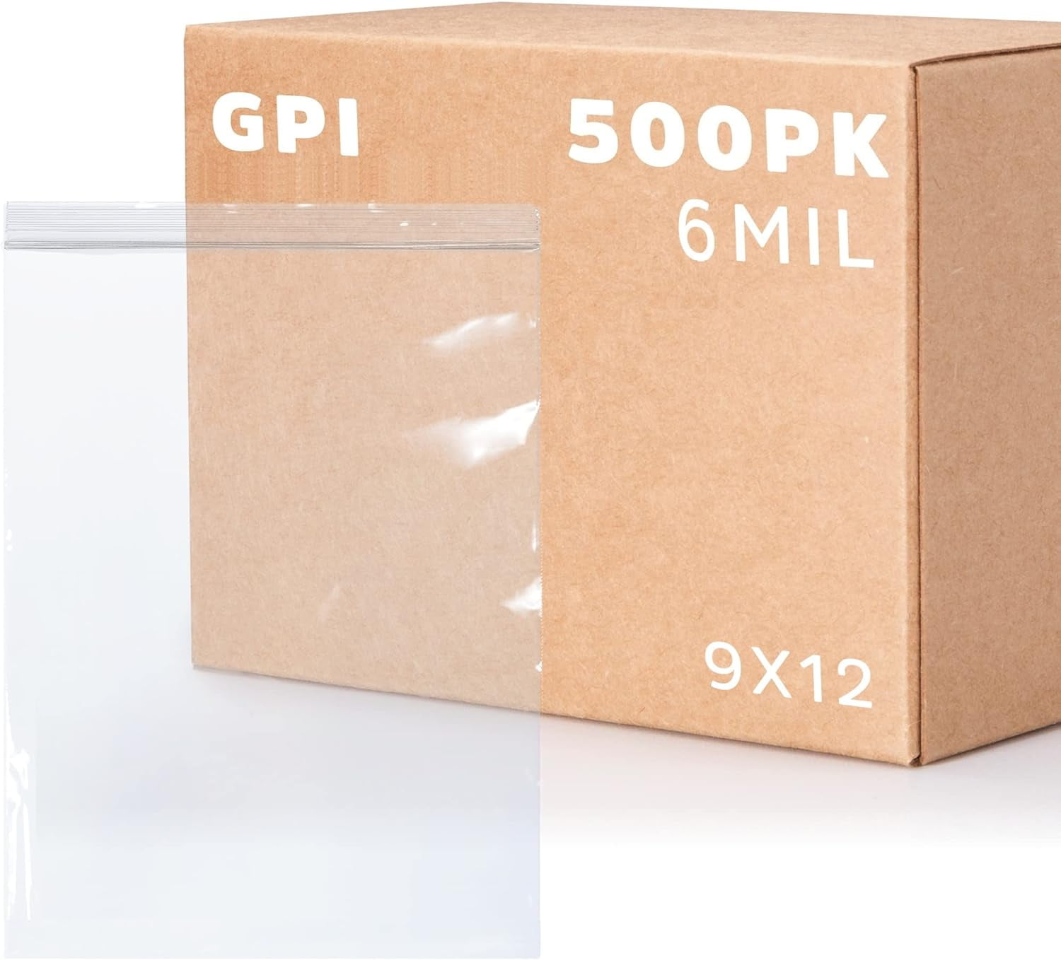 Extra Heavy Duty Zip Bags 9x12 500pc