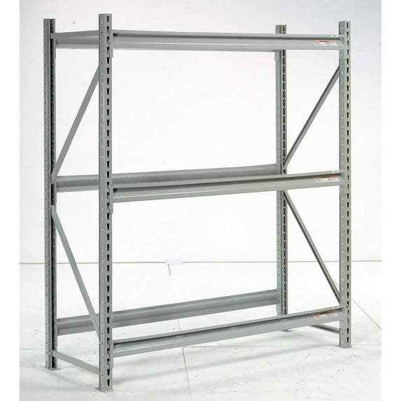 Extra High Capacity Bulk Rack Without Decking, Starter Unit, 96"W x 18"D x 72"H