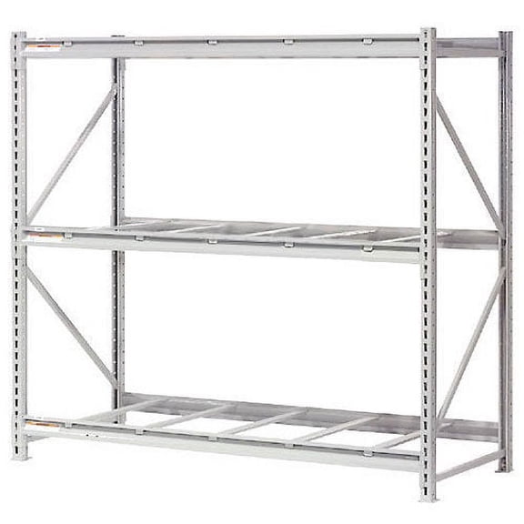 Extra High Capacity Bulk Rack Without Decking, Starter Unit, 96"W x 48"D x 96"H