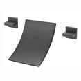 thumbnail image 1 of High Flow Wall Mount Waterfall Bath Tub Filler Faucet Matte Black,SUMERAIN, 1 of 10