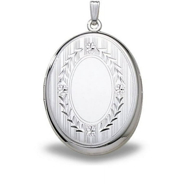 Extra large silver locket deals