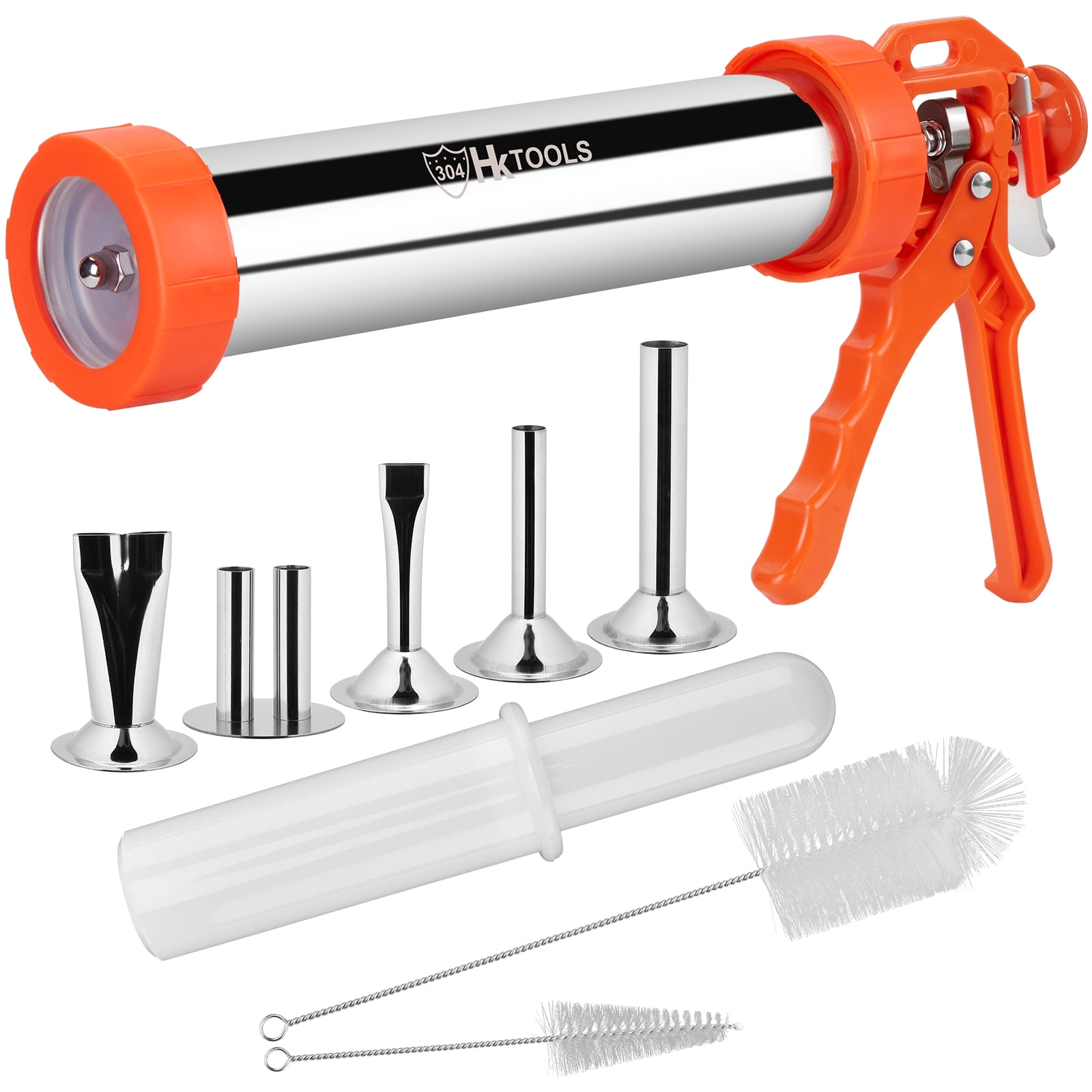 HK Extra Large 2.5 Pound Jerky Gun Kits, Stainless Steel Beef Jerky Gun