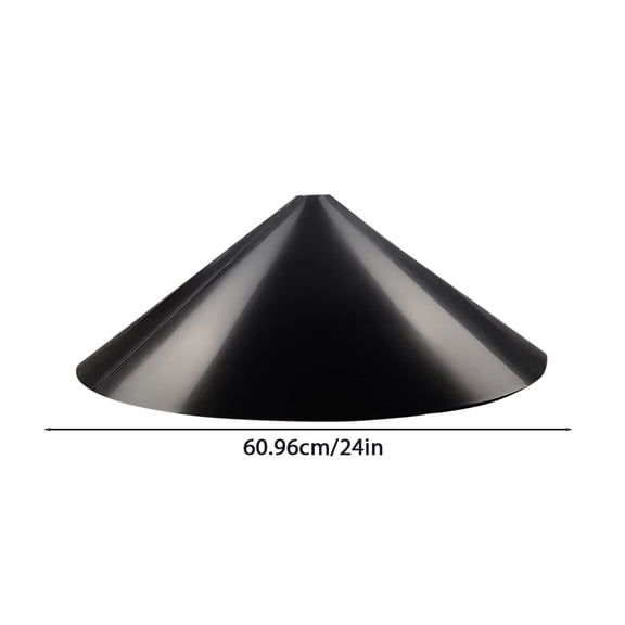 Extra Large 24 Inch Squirrel Baffle Weather Resistant Protective Bird Feeder Shield with Anti-Spike Design for Hanging Bird Feeders and Pole Mounts