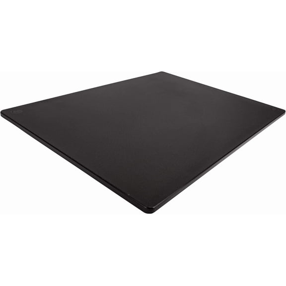 Extra Large 24 x 18 Inch Black Cutting Board 1/2 Inch Thick HDPE Plastic