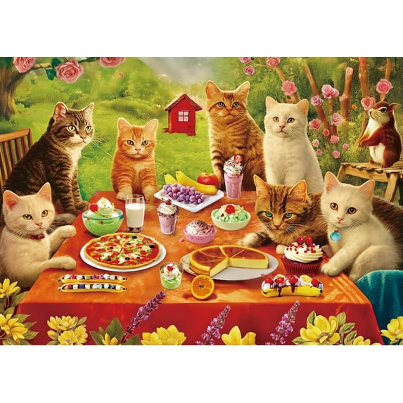 300 Piece Jigsaw Puzzles for Adults - Large Piece, 21" x 15" Full Size Poster, Premium, Unique Shapes