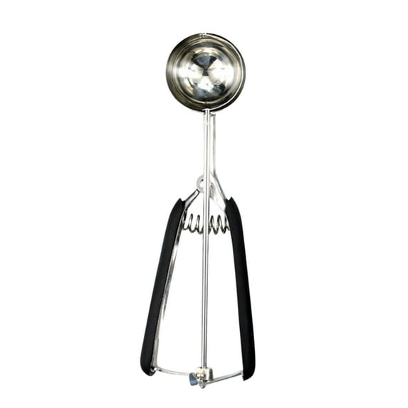 Extra Large 304 Stainless Steel Professional Ice Cream Scoop Black Kitchen Tool