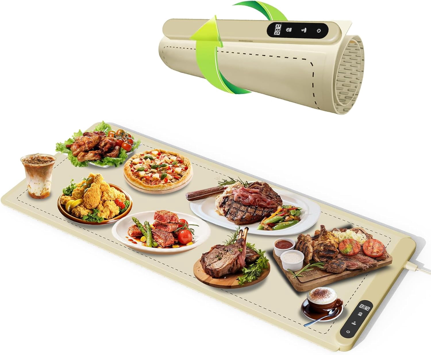 Extra Large 36''X18'' Warming Mat for Party and Families - Upgrade ...