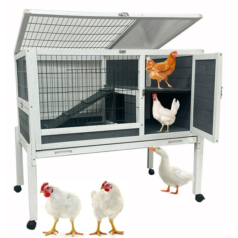 Extra large outdoor rabbit hutch top