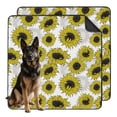 thumbnail image 1 of Extra Large 48x48 Inch Washable Dog Pads 2-Pack, Super Absorbent Reusable Puppy Potty Training Mats, Non-Slip Leak-Proof Liner for Floors & Furniture, Flower Print, 1 of 8
