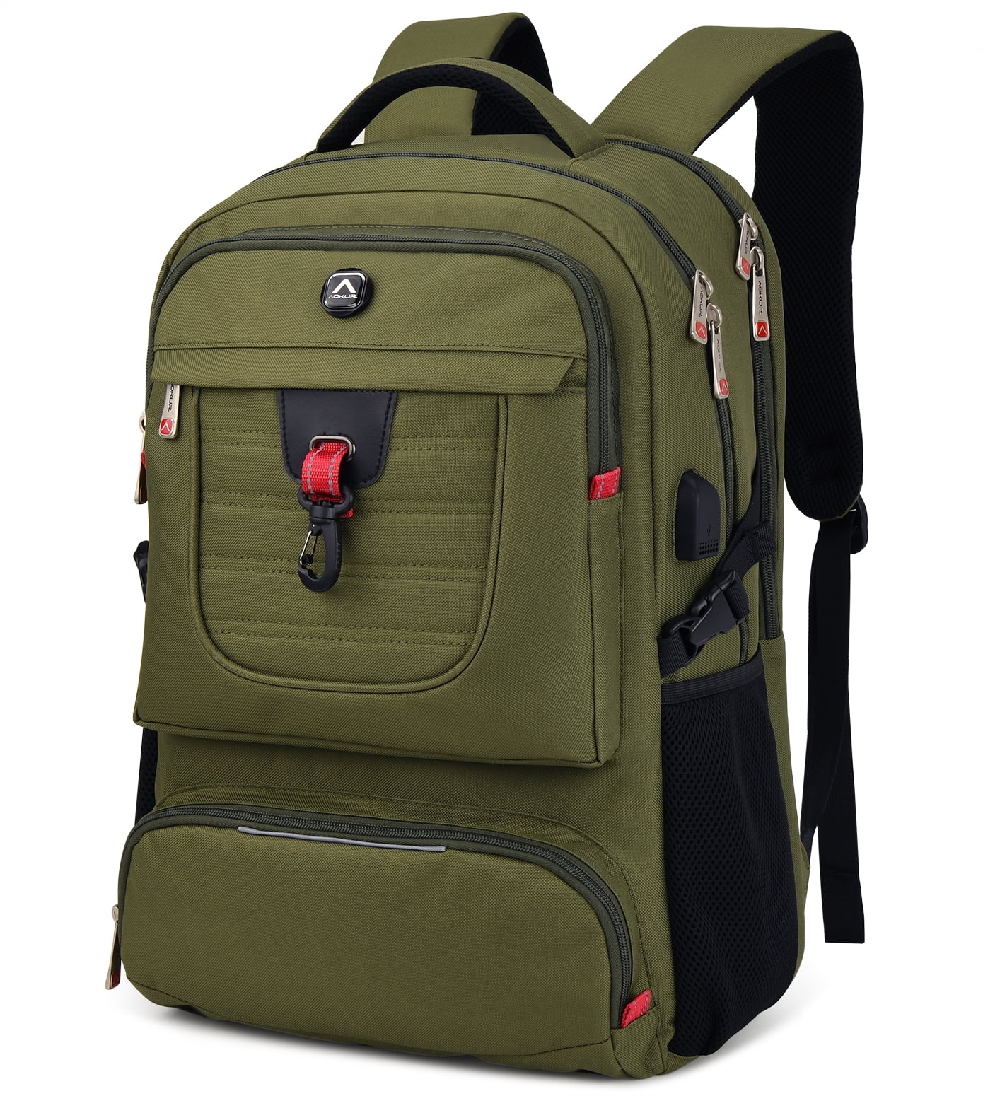 50L Large Capacity Men's Backpack Bag Waterproof Rucksack Male Business  Travel Laptop Bagpack Reflective Strip Design
