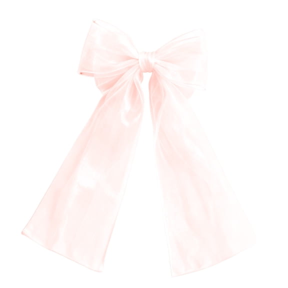 Extra Large 78x19 Inch Christmas Tree Topper Bow – Giant Satin Bow with Long Streamers for Holiday Decor, Xmas Tree, Wall, Porch, & Party, Pink, Bow