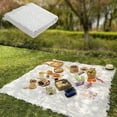 thumbnail image 1 of Extra Large 80 x 80 Inch Waterproof Picnic Blanket Mat for Beach Camping, Foldable Machine Washable, Fits 4-8 Adults, 1 of 1