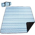 thumbnail image 1 of Extra Large(80 "x 80") Picnic Blanket, 3-Layer Thicking Outdoor Camping Blanket, Machine Washable Beach Blanket, Waterproof and Wear-Resistant, Soft and Comfortable(Boho Blue), 1 of 6