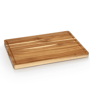 Extra Large Acacia Wood Cutting Board for Kitchen, 24 x 18 Inch Butcher Block and Chopping Board With Groove for Turkey Meat Vegetables BBQ