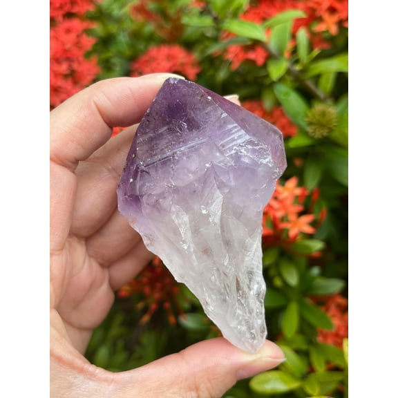 Extra Large Amethyst Point, Natural Amethyst Point, Raw Amethyst Point Healing Crystals (10-12 oz)