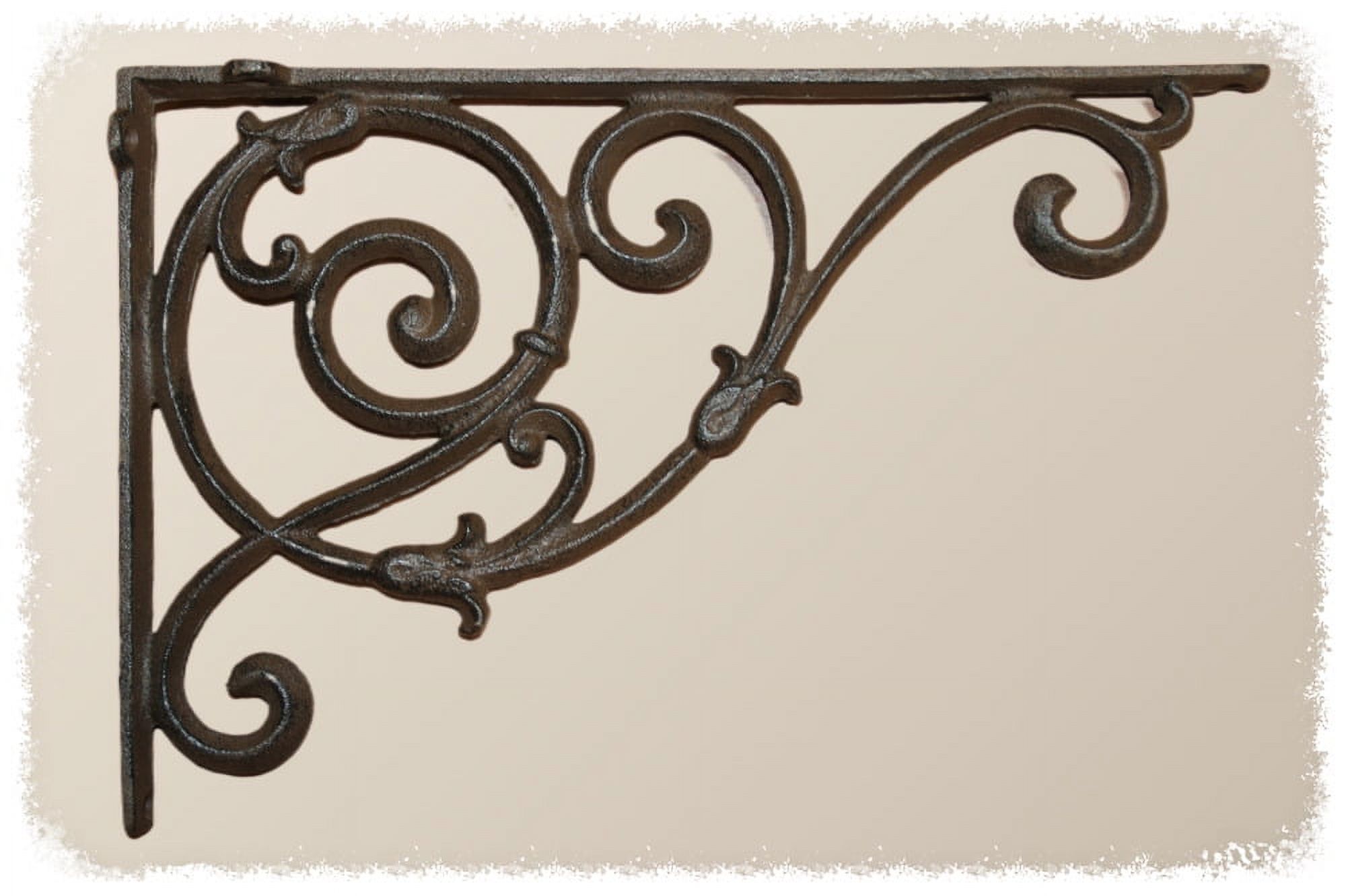 Extra Large And Heavy Decorative Shelf BracketsFlowe