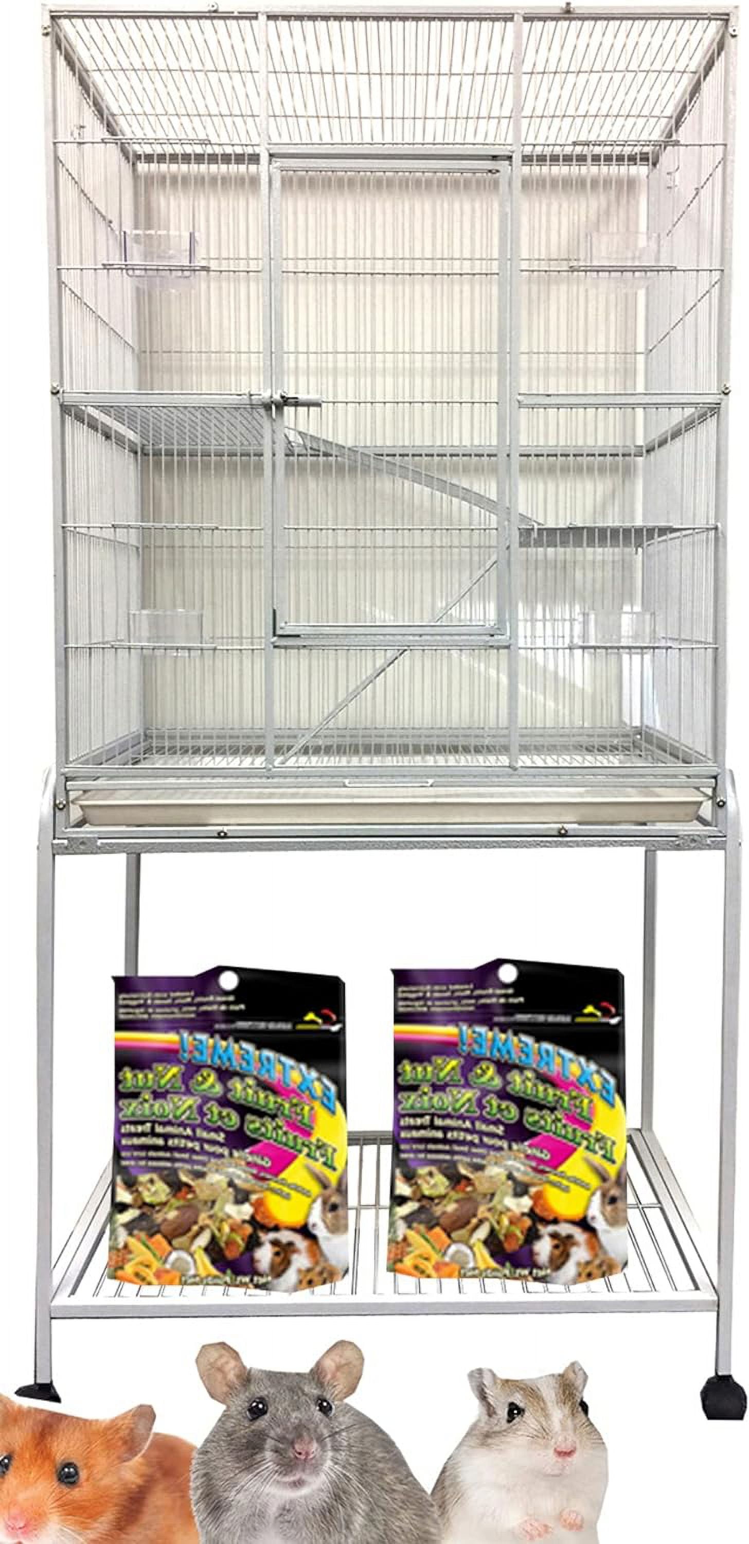 Extra Large And Sturdy Wrought Iron 4Tiers Tight 1/2Inch Bar Spacing