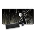 thumbnail image 1 of Extra Large Anime Inspired Gaming Desk Mat, Dark Spiky Figure Design, Anti-Slip Rubber Base, Durable for Gamers, 1 of 8