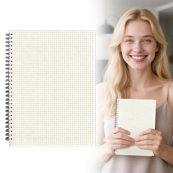 Extra Large B5 Sewn Journal 6.9"x9.8", Thickened Softcover Notebook Lies Flat, High Density Paper for Study, Travel, Work & Sketching, 1 Notebook, By Harlik